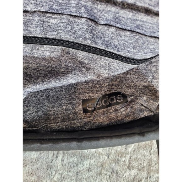 Adidas Laptop Backpack Gray Black School Travel Bookbag Multiple Pockets EUC - Picture 3 of 8